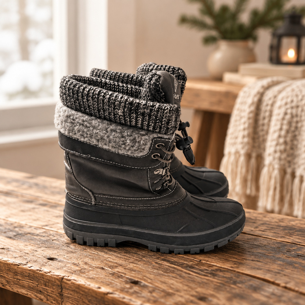 NWOB Dream Pairs Junior Winter Snow Rain Boots Size 3